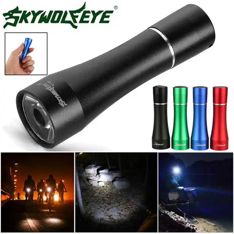 Светодиодный фонарик SKYWOLFEYE из алюминиевого сплава 1 Вт режим мини фонарь