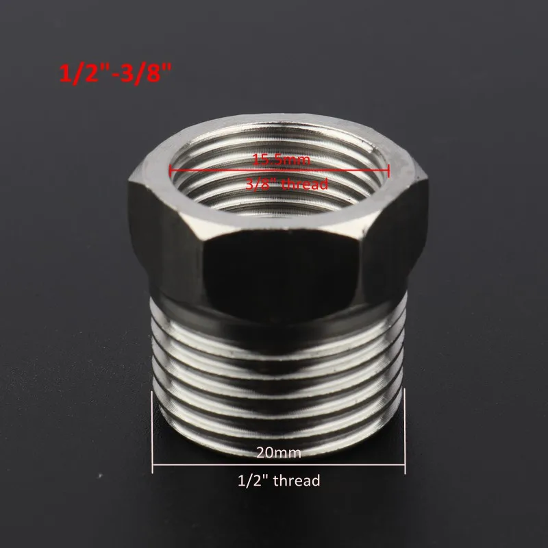 Резьба из нержавеющей стали 1/4 &quot3/8&quot 1/2 &quot3/4&quot 1 &quot Редукционный соединитель