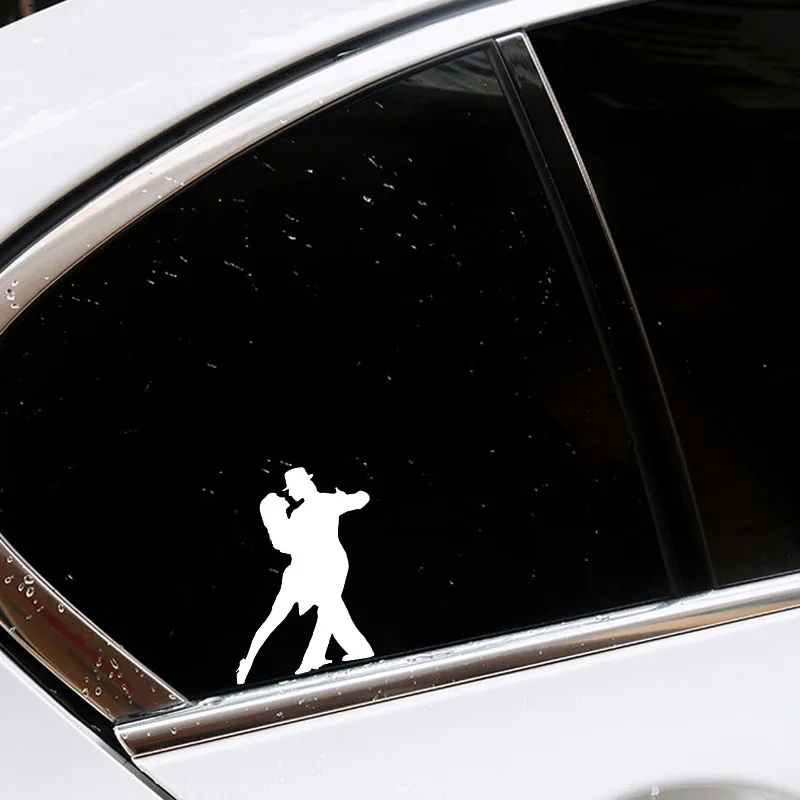 

QYPF 12.2*14.4 Fashion Dancing Sports Decor Car Modelling Sticker Vinyl Silhouette C16-2136