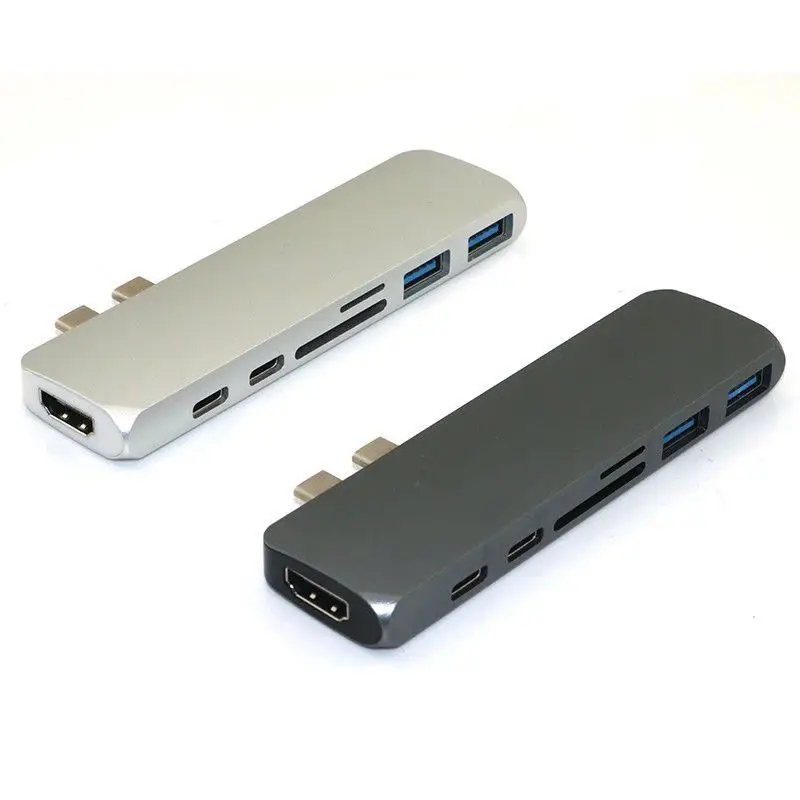 USB 3.0 Type C Hub к HDMI адаптеру 4K Thunderbolt 3 с 1 TF SD Reader слот PD для MacBook Pro/Air 0|Кабели HDMI| |
