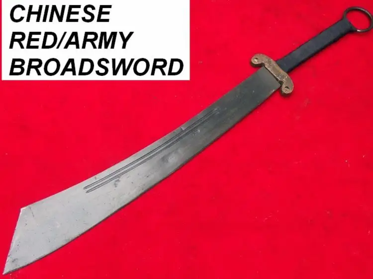 Ручная работа китайский военный красный армейский меч дададао катана | Дом и сад