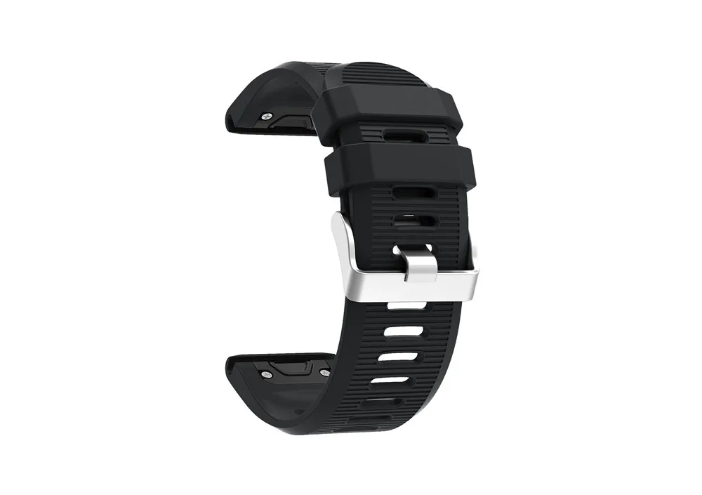Черный Ремешок для часов Garmin Fenix 3/3 HR 26 мм сменный ремешок для часов Garmin Fenix 5X ремень быстрая замена подходит Ремешок Браслет ремешок - Цвет: Черный