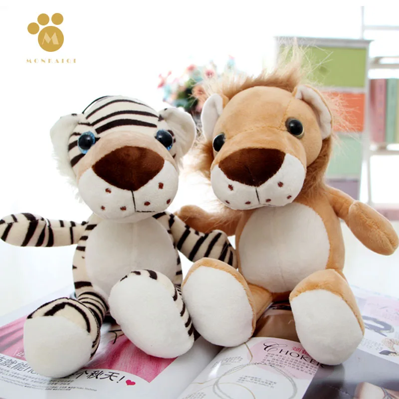 Зоопарк игрушки Мягкий в виде тигра льва жирафа с леопардовым принтом кукла