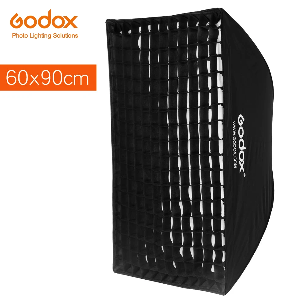 Godox портативный 60x90 см 24 & квота * 35 сот сетчатый Зонт фото софтбокс Отражатель для