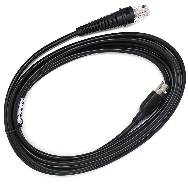 Новый 3 м RJ45 К USB кабель для передачи данных для Honeywell 3800G 4600G 4820G сканер штрих-кодов считыватель