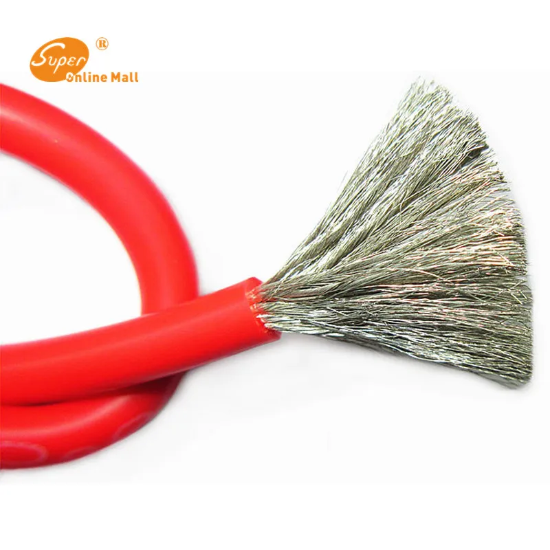 5M/pag 16ft 11AWG Flexible Silicone Wire RC Cable 750/0.08TS Model Airplane Electrical Wires OD 5mm 3.7mm square | Освещение
