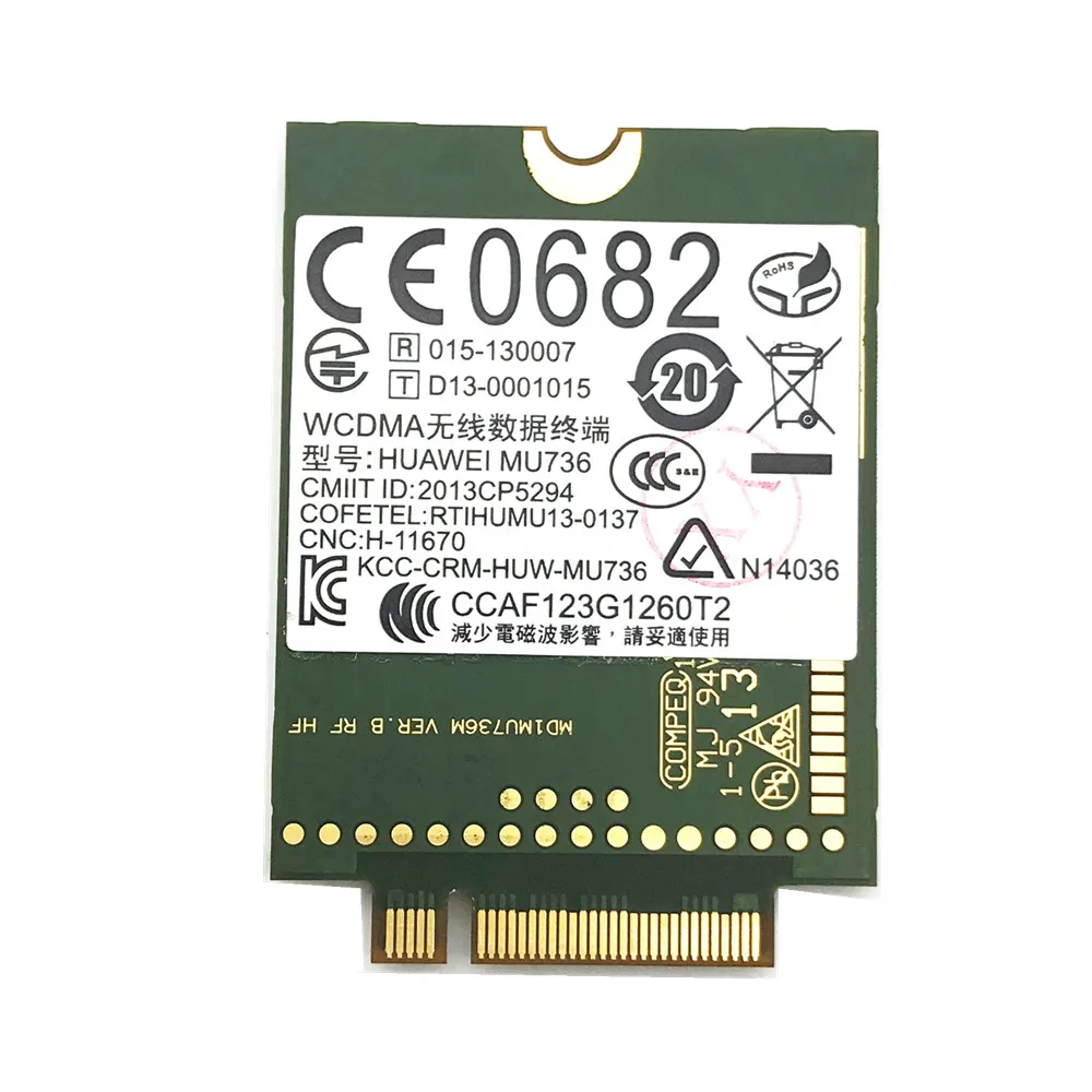 Модуль карты Huawei MU736 3G WWAN для HP ProBook 430 440 640 645 650 655 G1 ZBook 17 EliteBook 850 820 G1|3G модемы| |