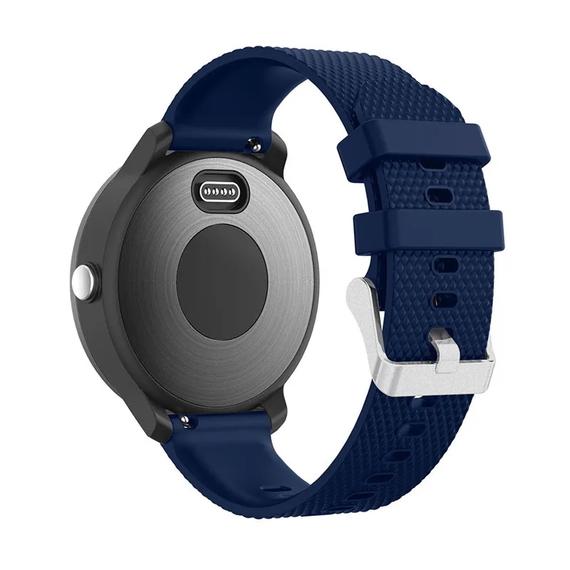 Силиконовый резиновый ремешок для наручных часов Garmin vivoactive 3 HR сменный vivoactive3