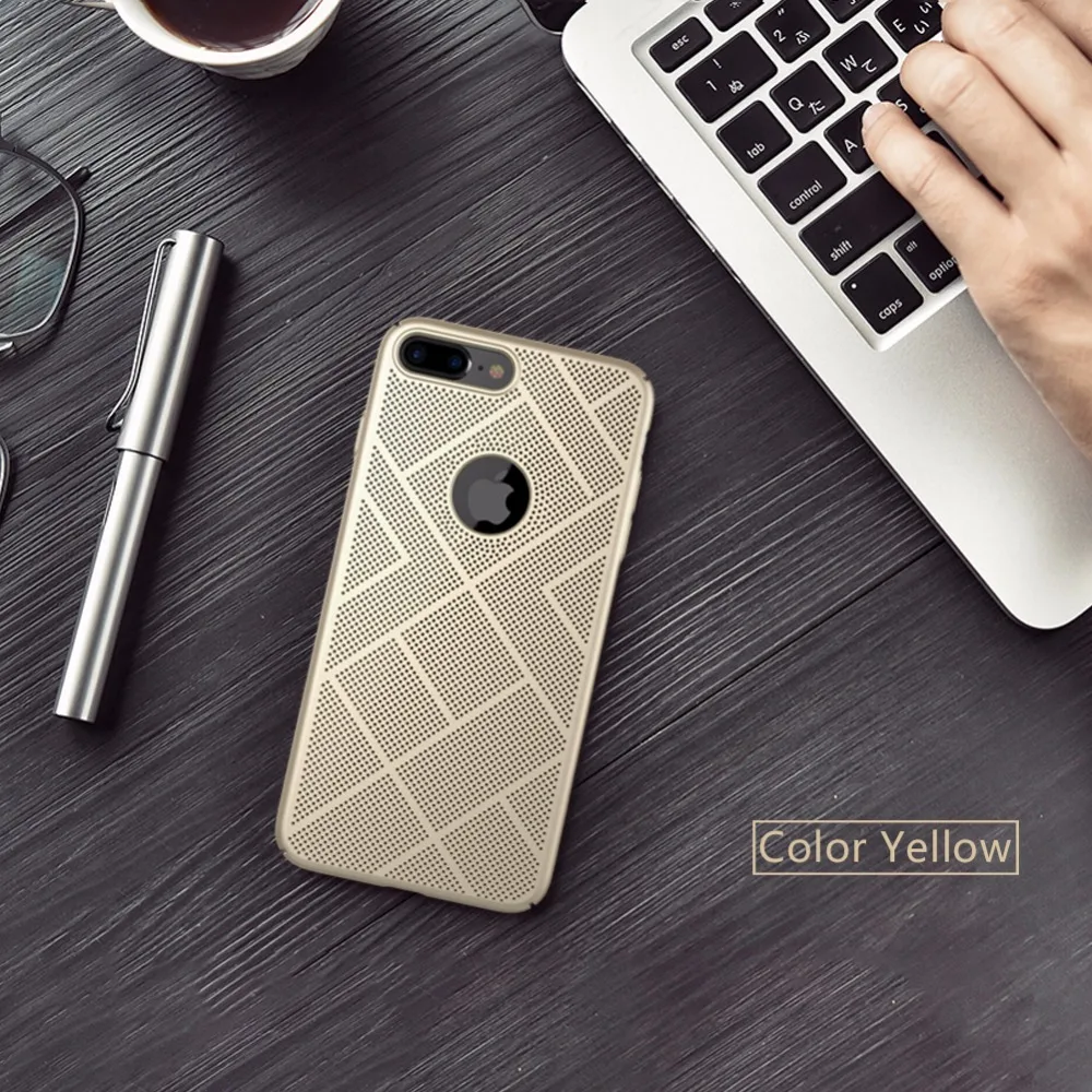 Для iphone 8 Plus Nillkin теплоотвод жесткая задняя ПК Матовая защитная Крышка Воздушный чехол Nilkin для iphone 8 Plus чехол для телефона