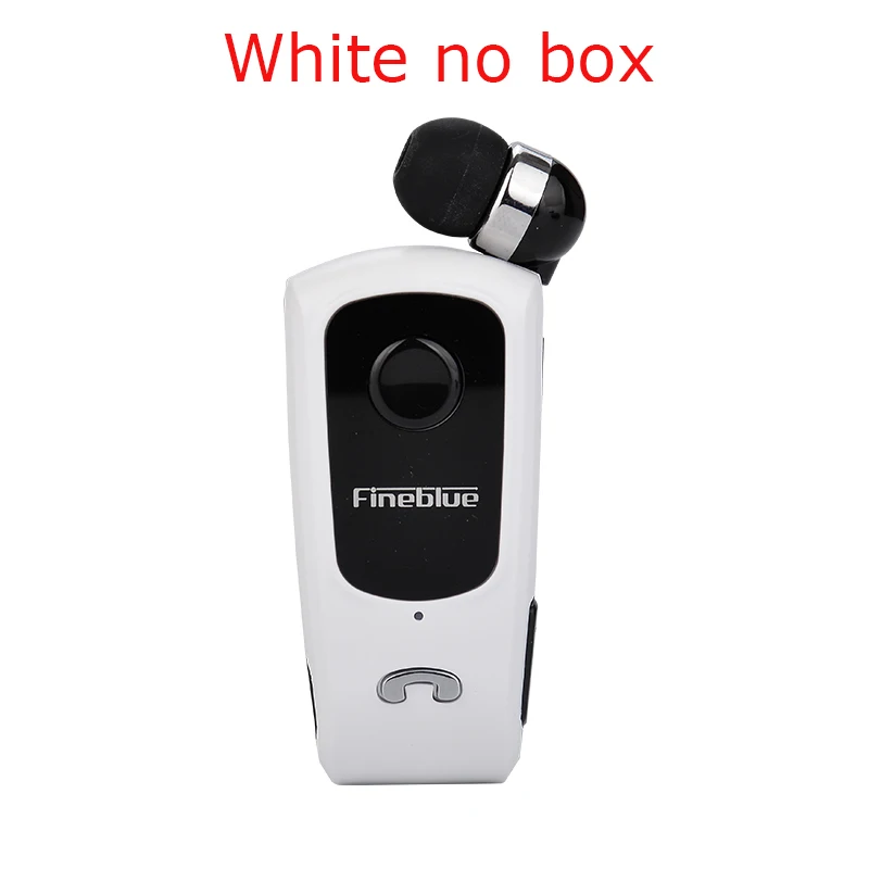White no box Fineblue F920 беспроводные Bluetooth наушники Auriculares водительские звонки напоминают о спортивной ходовой одежде гарнитура с зажимом для телефона бесплатный Чехол - Цвет: White no box