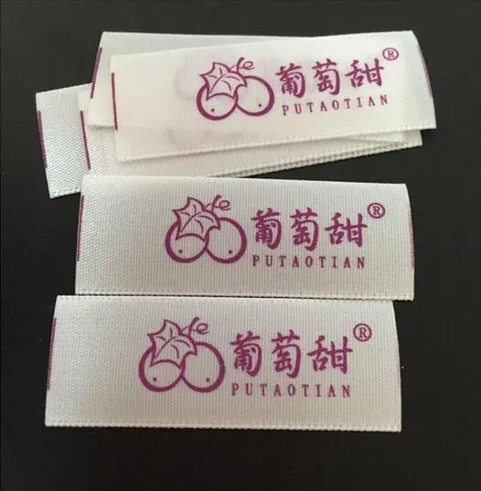Модные брендовые тканые бирки для одежды|woven tag|tags for clothingwoven clothing tags |