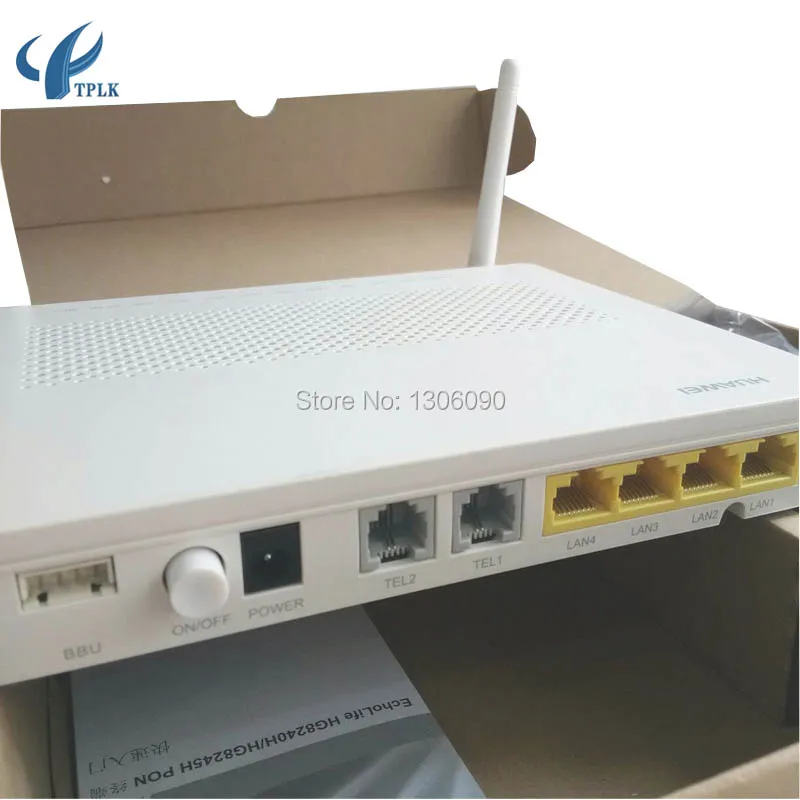 HUAWEI Echolife Gpon/Epon ОНТ беспроводной Termina Gpon терминал HG8245H 4 GE LAN и 2 голосовых портов с BBU