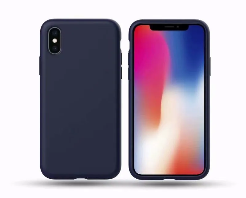 Ourdeals силиконовый Жидкий чехол для телефона iphone 11 11pro Max 8 7plus XS MAX XR X Не оставляющий