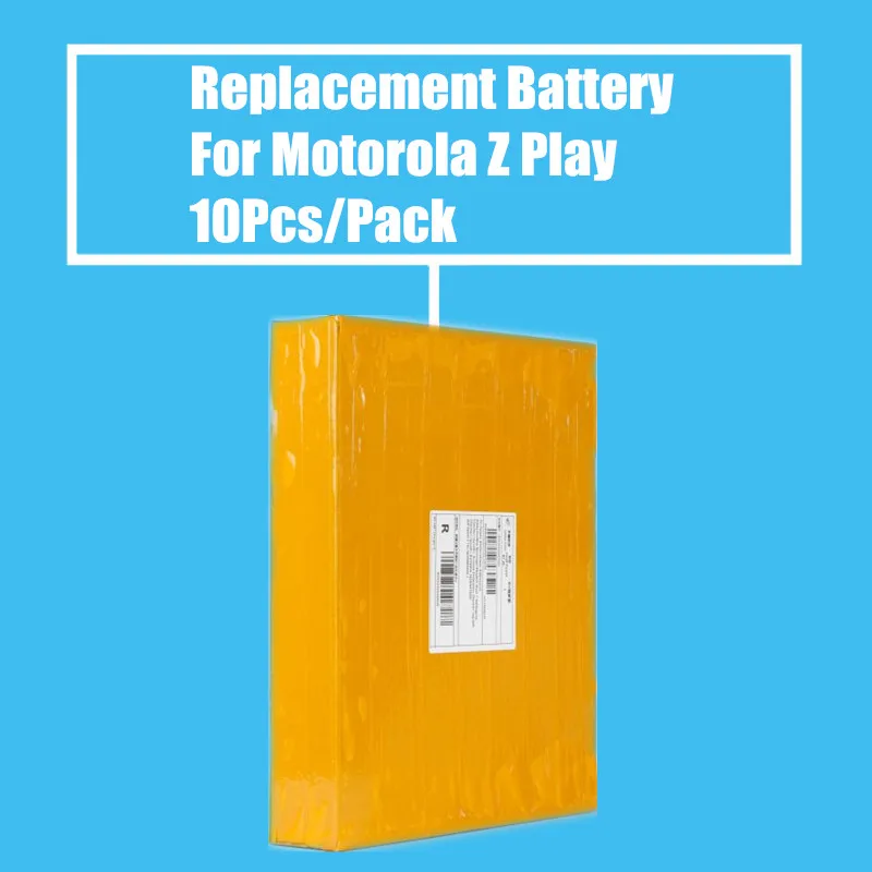10 шт./упак. запасная батарея 3300mah для Motorola Z Play/XT1635 03 высокое качество|3300mah battery|battery