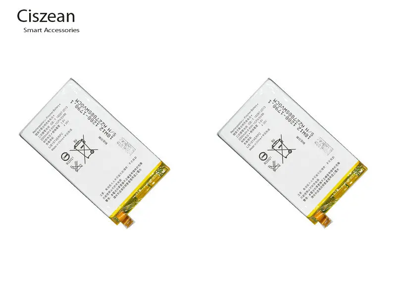 Ciszean 2 шт. 2300 мАч LIS1574ERPC Сменный аккумулятор для SONY Xperia E4 E2003 E2033 E2105 батарея