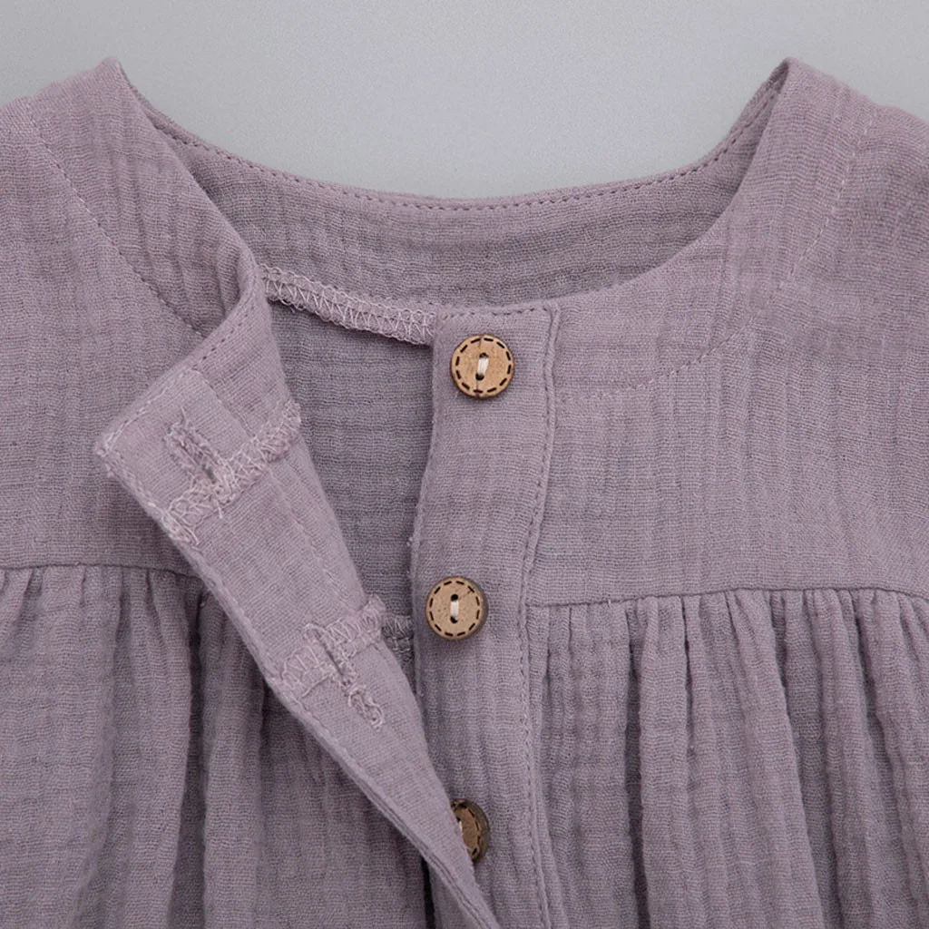 Модные осенние детские платья для девочек платье маленьких Повседневное