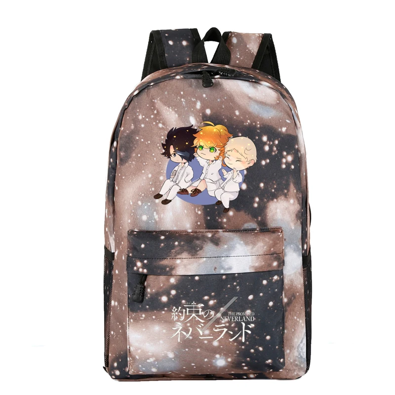 Обещанный Neverland Для женщин рюкзак геометрической формы Galaxy милый рюкзак из хлопковой ткани школьные рюкзаки для девочек-подростков для девочек рюкзак для путешествий Rugzak
