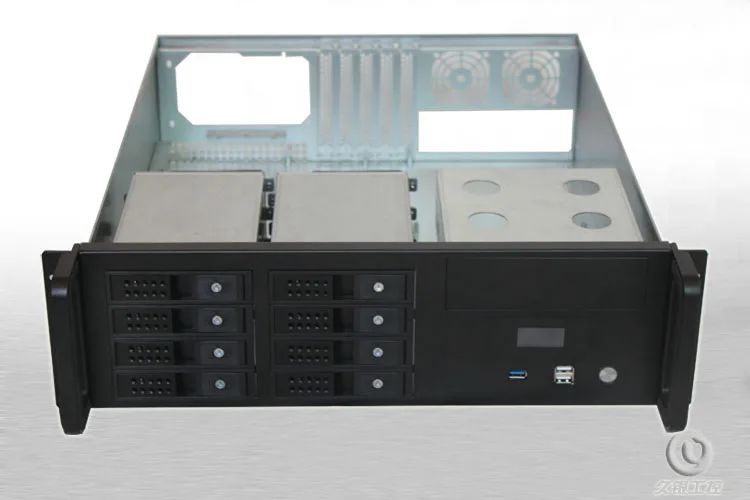 3U сервер компьютерный чехол R3u480-8 поддержка ATX материнская плата 8 Горячие pluggabel lcd