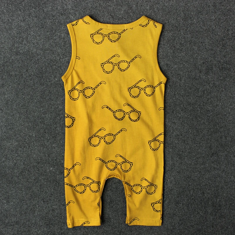Летние комбинезоны для новорожденных 2017 милые Джемперы маленьких мальчиков