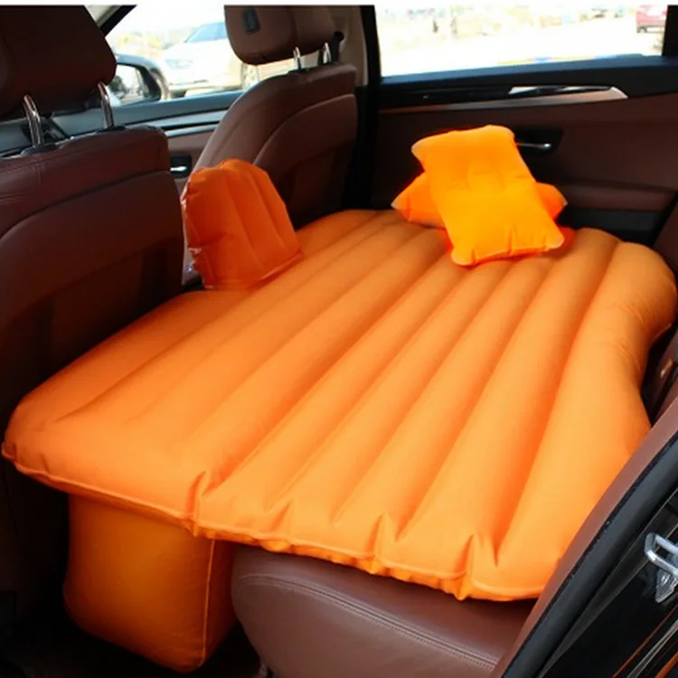 orange-baffle Открытый Отдых на природе Подушка Оксфорд автомобиль инфляция автомобиль задний ряд портативный в воздухе пикника Mad путешествия кровать спальный матрас сумка - Цвет: orange-baffle