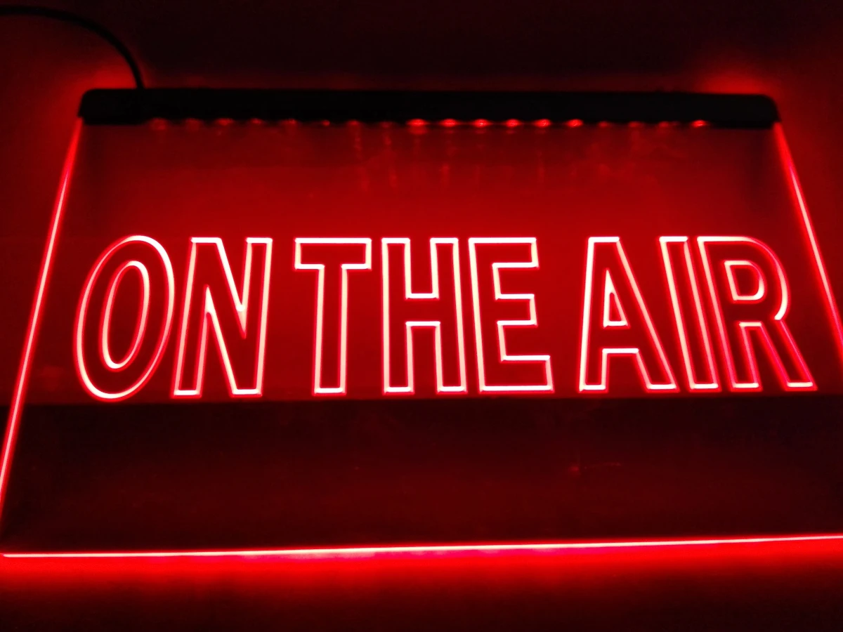 LK708 On The Air Studio Room Game LED Neon Light Sign home decor crafts|Таблички и знаки| |