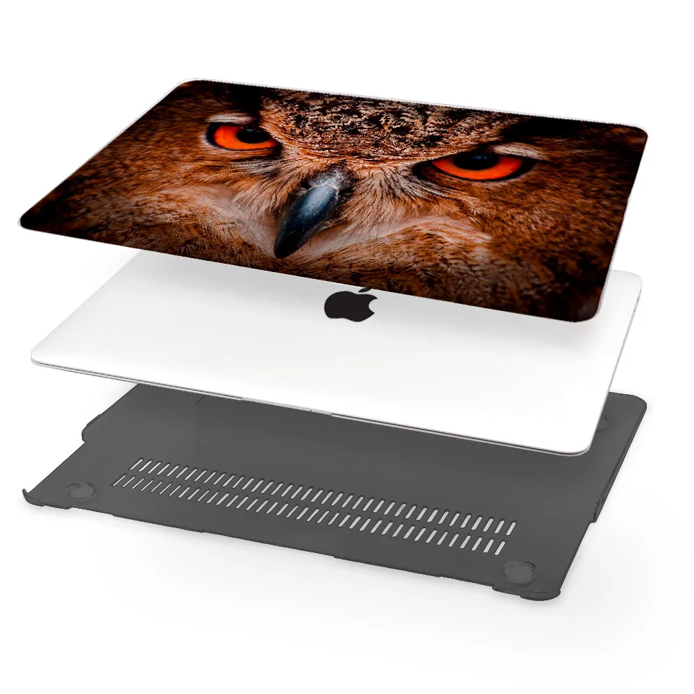 Жесткий чехол для MacBook Air 11 &quot12&quot 13 3 15 6 inch Cat ноутбук рукав Pro retina Дисплей Touch Bar A1706