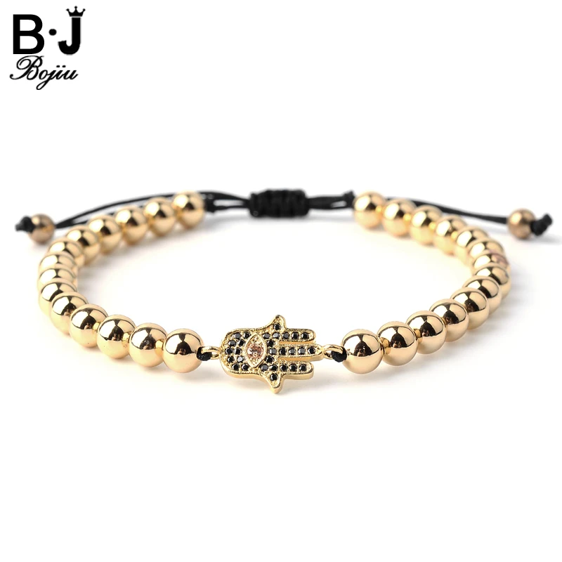 Браслет BOJIU мужские Модные ювелирные изделия для женщин мужской браслет с микро