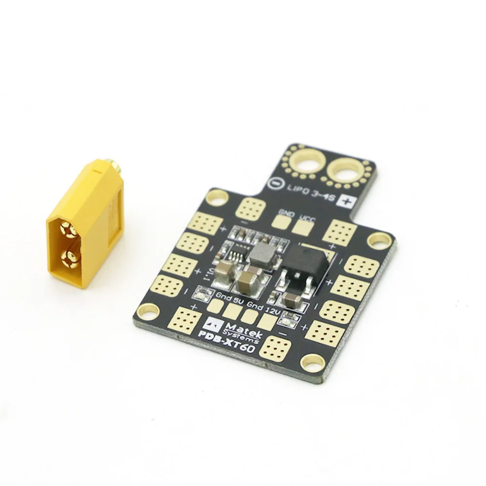 1 шт. 3A модуль распределения PDB XT60 с двойным BEC 5 V/12 V для радиоуправляемого летательного аппарата FPV