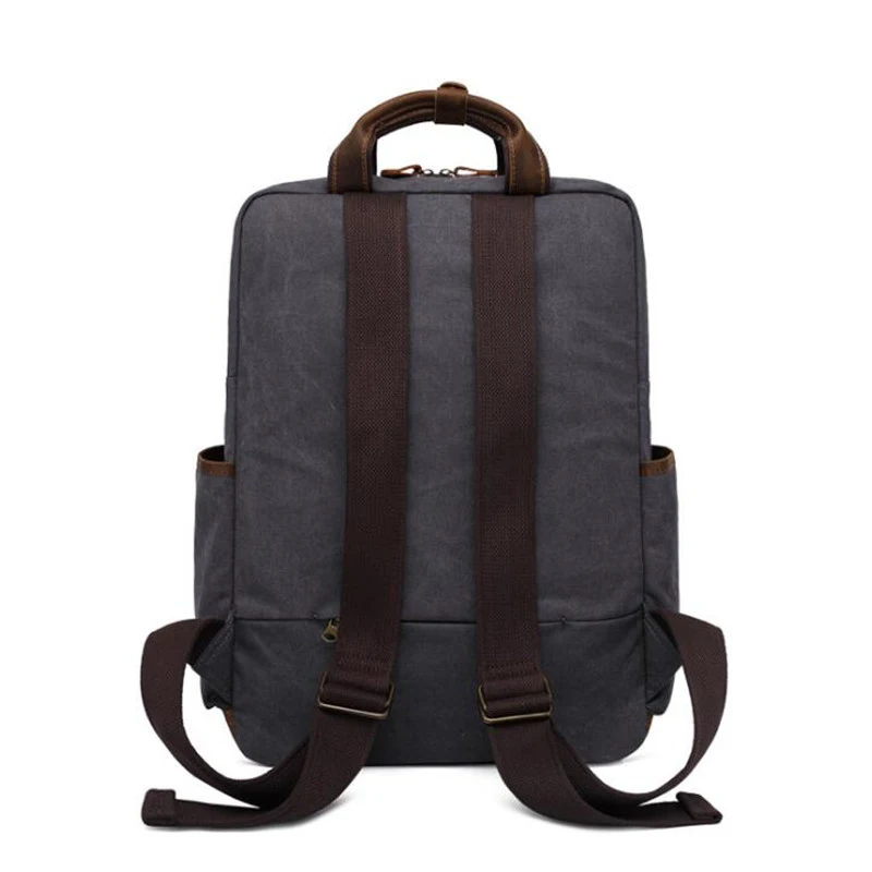 Hot High Quality Brand New Trend Multi-purpose Men Vintage Canvas Laptop bag Man Travel Bags Retro Military Style Backpack P862 | Багаж и