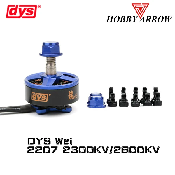 DYS Samguk серии Wei 2207 2300KV 2600KV 3 4 S бесщеточный двигатель для RC FPV гоночного дрона