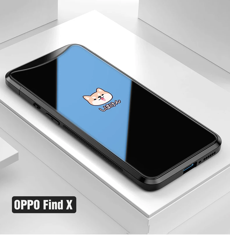 Чехол VPOWER OPPO Find X из закаленного стекла для OPPO Find X Чехол 6,42 ''чехол s роскошный цветной бампер FindX Fundas