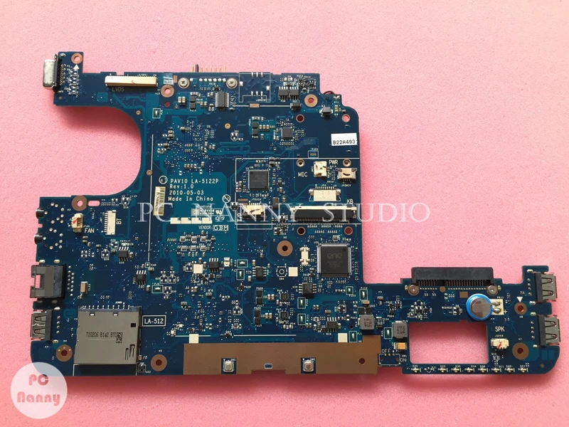 NOKOTION K000106970 PAV10 LA-5122P Motherboard for Toshiba Mini NB255 Notebook Mainboard Atom N455 1.67 GHz CPU works | Компьютеры и