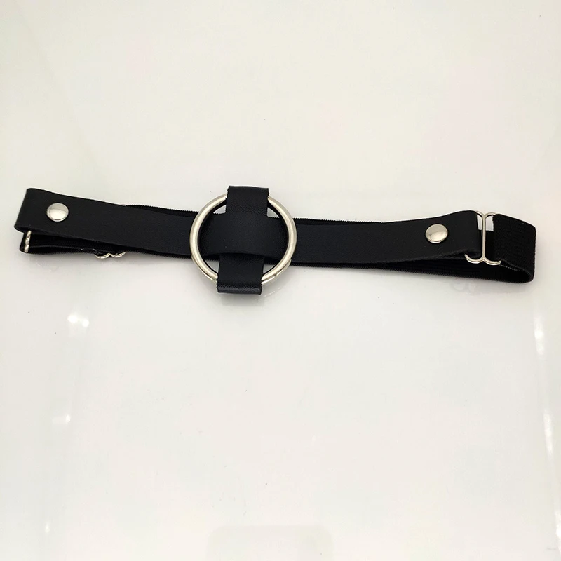 Sexy Women Elastic Round Leather Leg Ring Garter Belt Punk Thigh Goth Harajuku Harness 100% Handmade CRL616 | Украшения и