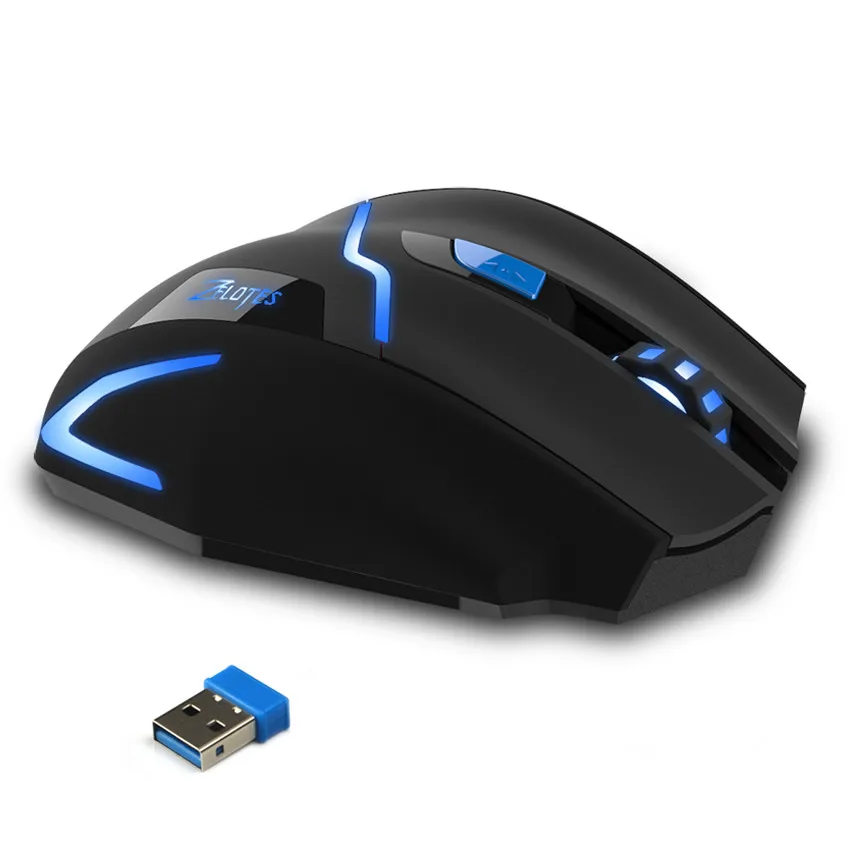 Беспроводная оптическая игровая мышь ZELOTES 2 4 ГГц 2400 DPI|Мыши| |