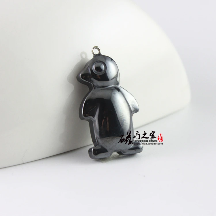 

hematite penguin pendant accessories diy accessories HP1000
