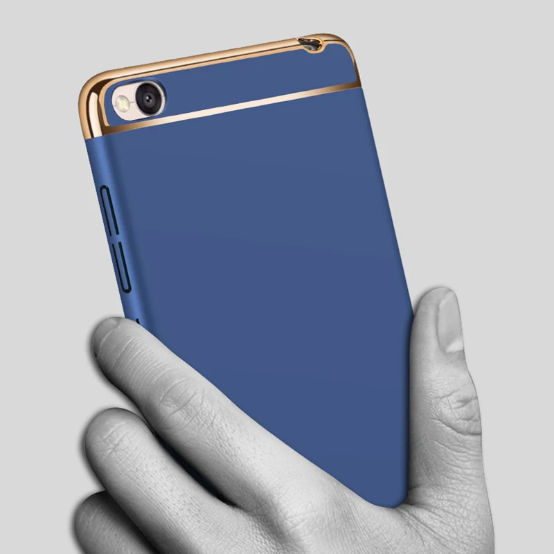 3 in 1 Case For Xiaomi Redmi 4A 5.0'' Luxury 360 Degree Protection Ultra Thin Slim Hard Back Cover 4 A | Мобильные телефоны