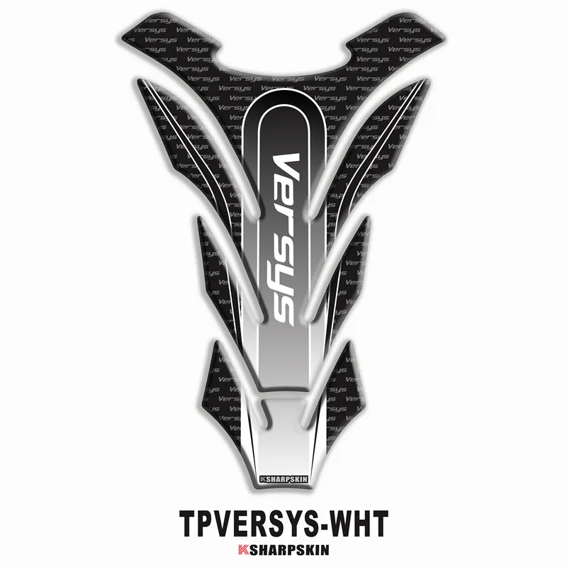 NEW Motorcycle 3D fuel tank pad sticker Fishbone protective decorative decal Fit KAWASAKI Versys 650 1000 all VERSYS