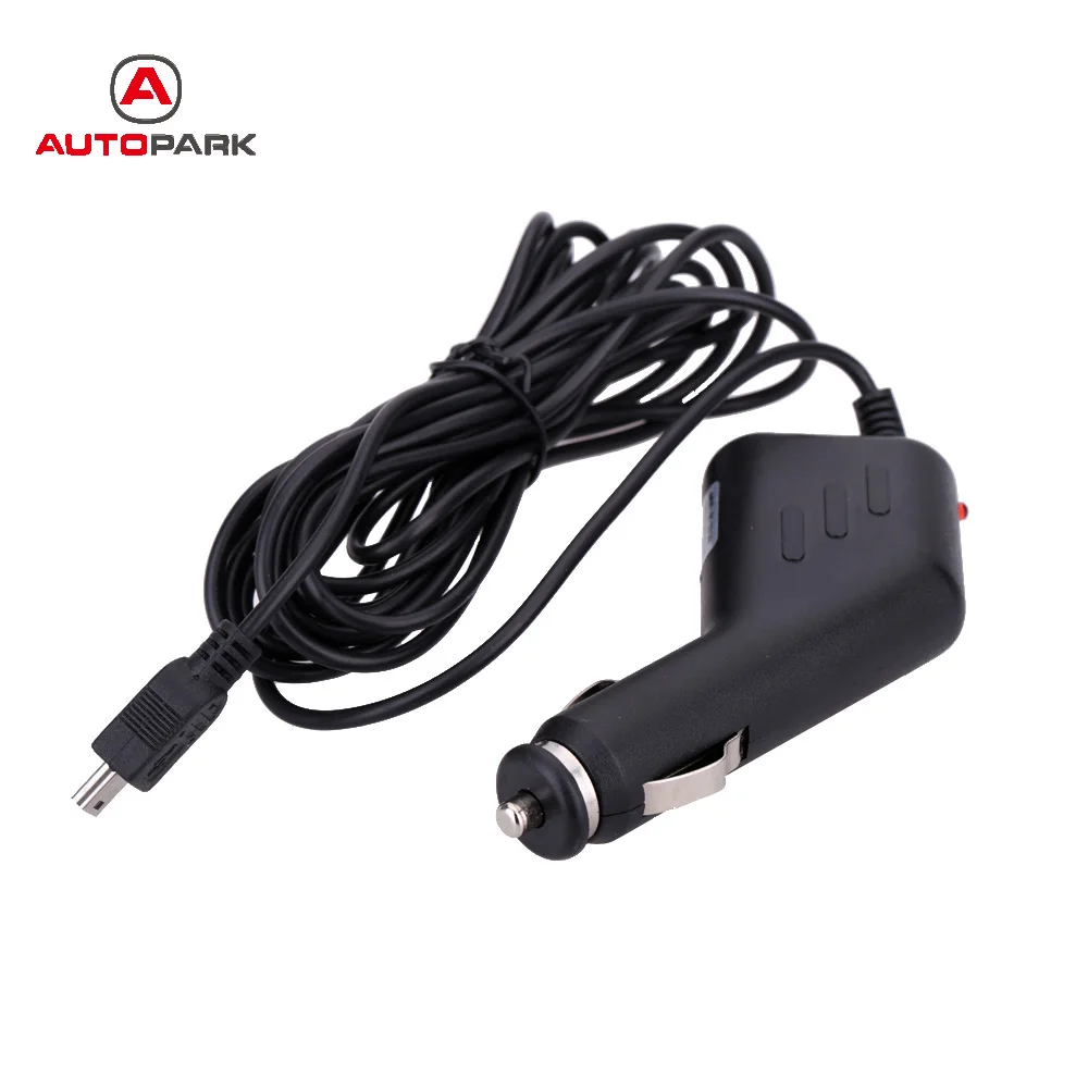 KKmoon 12 В/5 В автомобильный GPS DVR зарядные устройства Mini USB адаптеры питания для