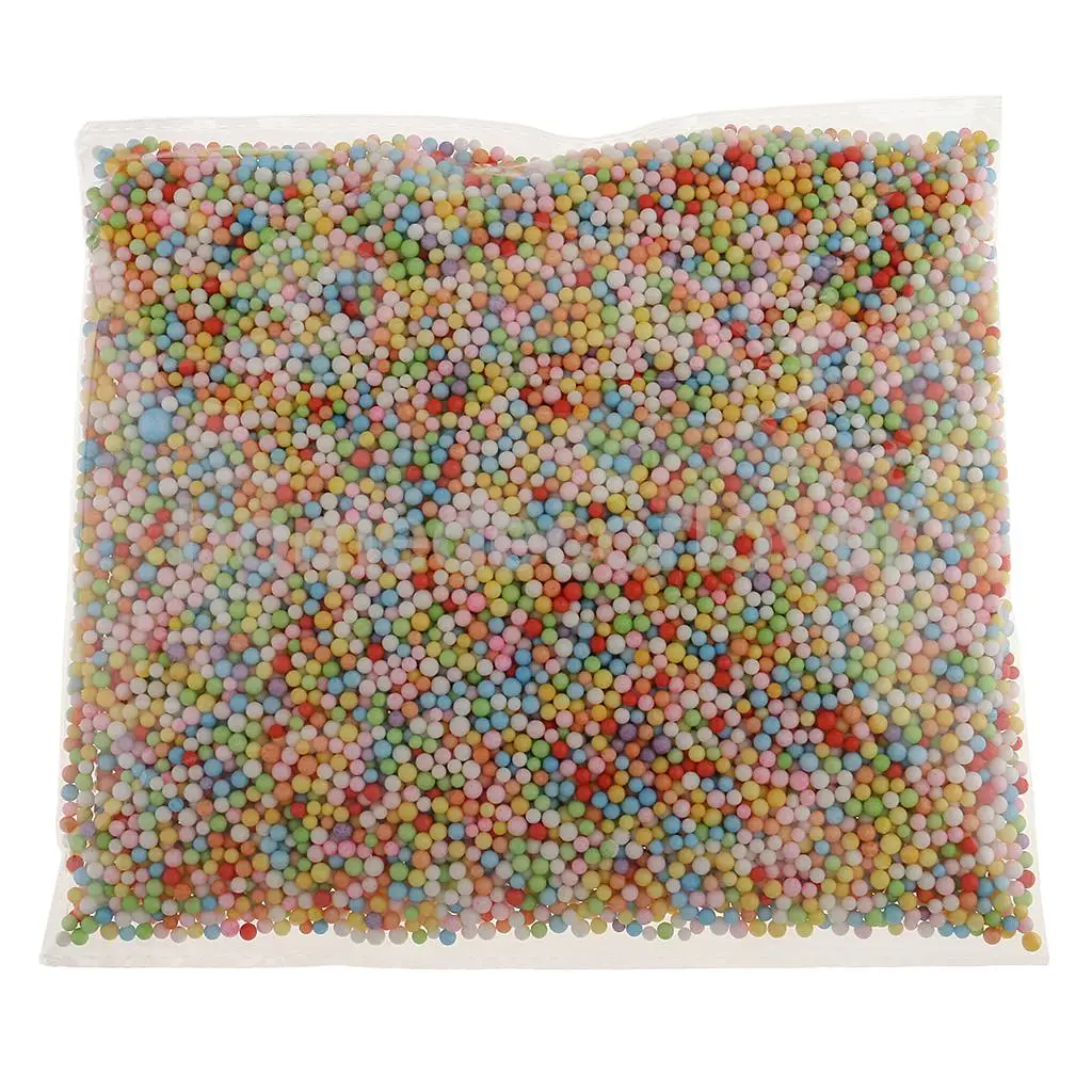 1 упаковка цветные шарики из пенополистирола маленькие декоративные DIY ремесло