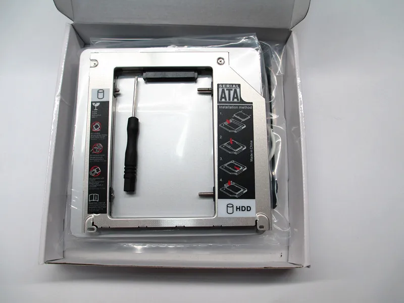 Сверхтонкий USB 2 0 Слот в комплекте DVDDRW чехол для DVD и 15 &quot17&quot HDD SSD Optibay адаптер й Caddy