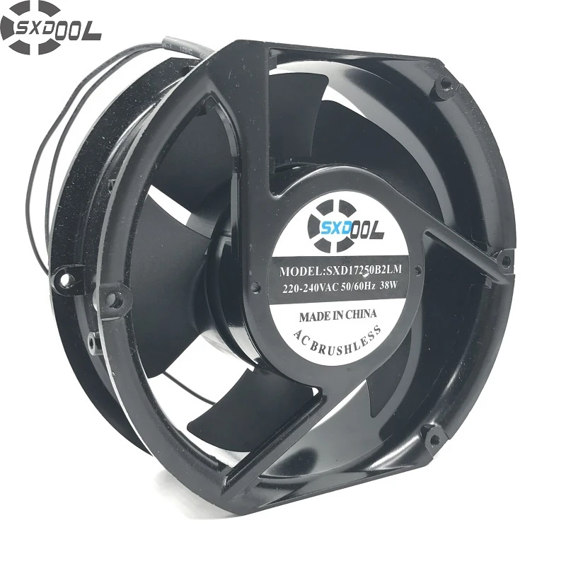 Ventilador de Refrigeração Industrial Sxdool Ventilador ac 220v Sxd17250b2lm Fp108ex 35w 1751 172*152*51 mm Novo