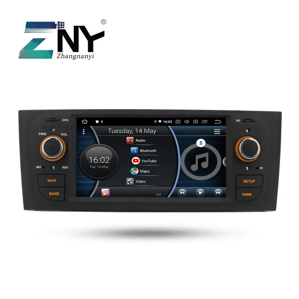 Android 8 1 автомобильный аудио видео для Fiat Grande Punto Linea 2007 2008 2009 2010 2011 2012 GPS навигация