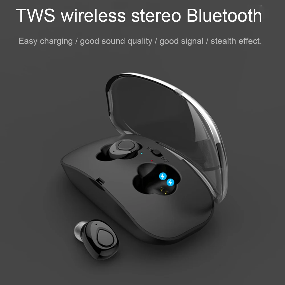 TWS Беспроводные наушники с микрофоном Bluetooth беспроводные гарнитура для телефона