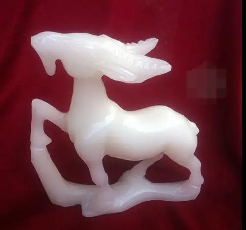 New Afghan White Jade Zodiac sheep white home crafts sheep ornaments