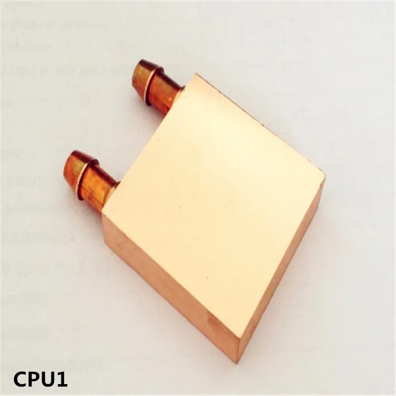 PC cpu GPU Northbridge чистый Медный водоблок универсальный для cpu Радиатор GPU радиатор Intel& AMD& MCU 40X40/40X80/50X50 мм