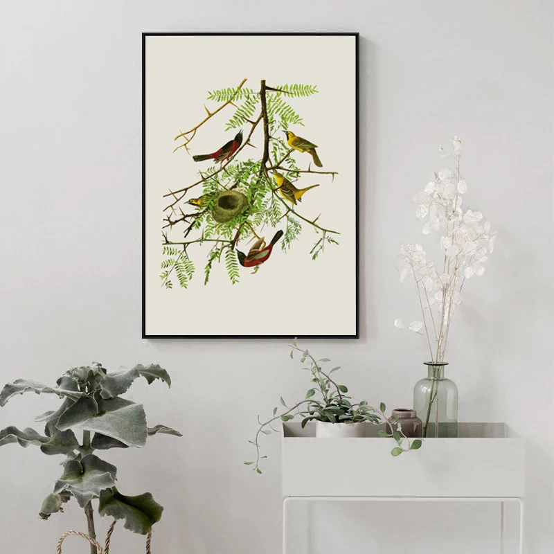 Фото Vintage Canvas Print Poster Birds On The Tree Foraging Wall Art Painting Picture Photo Decor Home Decoration Дом и сад Vintage Canvas Print Poster Birds On The Tree Foraging Wall Art Painting Picture Photo Decor Home Decoration Дом и сад