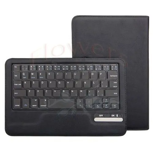 Универсальный Съемный Bluetooth клавиатура с тачпадом кожаный чехол для Samsung Galaxy Tab T350
