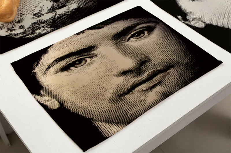 1 шт. Ретро Fornasetti Artical обеденный стол хлопок печать подставки под столовые приборы подставки под тарелки