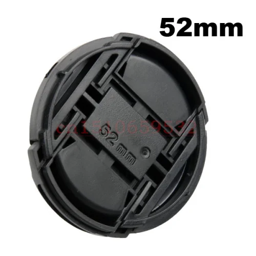 

2pcs Free tracking Lens Cap Protection 52mm With Anti-lost Rope for D5100 D5200 D3200 D3100 D7100 D90 18-55mm