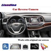 auto reverse rear camera for toyota highlander kluger 2013 2014 2015 2016 2017 2018 parking cam work with car factory screen